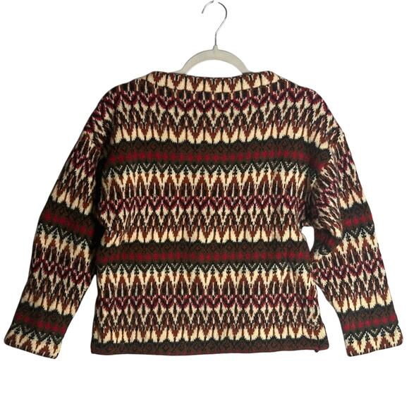 Iceland Hans Heitsch Jersey Modeller Vtg Sz XS/S Scandanavian Lambswool Sweater - Picture 2 of 10